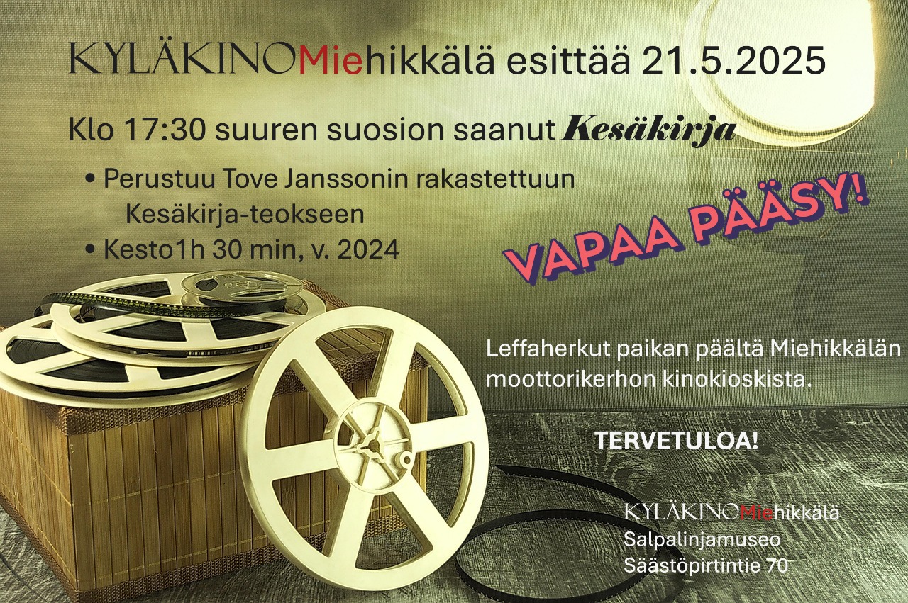 Posteri Miehikkälän Kyläkinosta