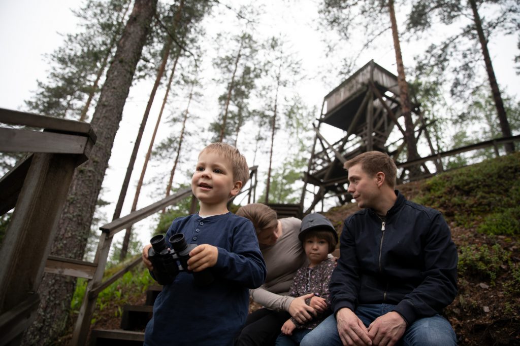 Lasten kanssa Salpalinja-museolla
